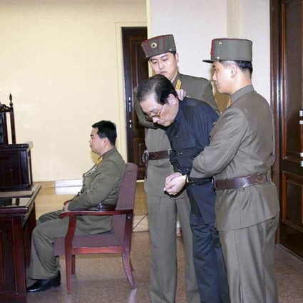 North Korea's Jang Song-thaek appears before a court ahead of his execution. Photo: Reuters