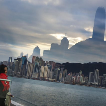 The brooding Hong Kong skyline has actually improved since rain from southern China washed away pollutants. Photo: Sam Tsang