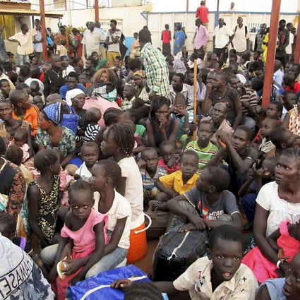 Civilians take shelter at the United Nations Mission in the Republic of South Sudan (UNMISS) compound in South Sudan. Photo: Reuters