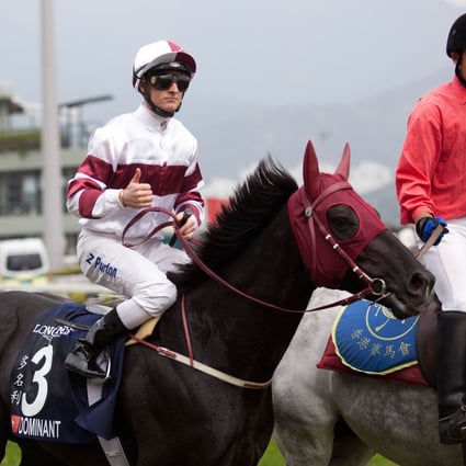 Zac Purton may have sounded confusing to non-racing people after his win on Dominant in the Hong Kong Vase, but what was he really trying to say? Photo: AFP