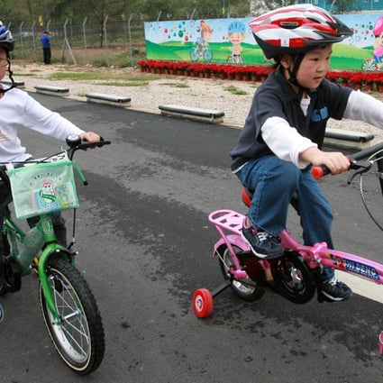 Recent Baptist University surveys show 20 per cent of Hong Kong's secondary school students can't ride a bicycle. 