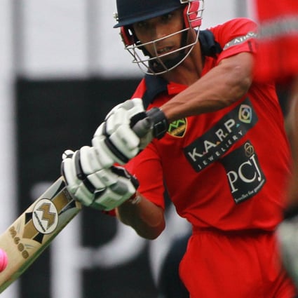 Hong Kong were given a solid foundation by opener Irfan Ahmed who made 75 against Scotland. Photo: Jonathan Wong