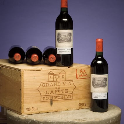 A case of sought-after Bordeaux sold by Zachys in Hong Kong.