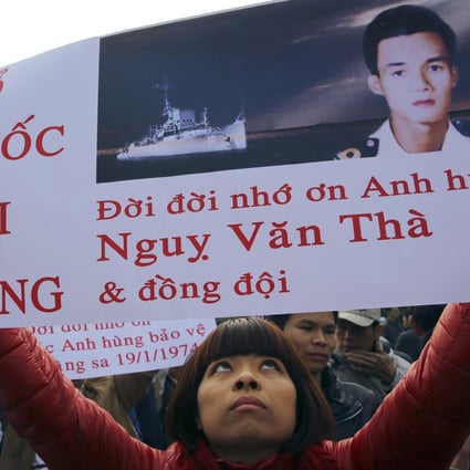 Protesters mark the invasion's anniversary yesterday. Photo: AP