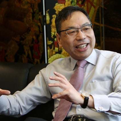 Wilson Wan, the head of China Merchant Securities (Hong Kong), is establishing a new unit for oil futures trading, focusing on the three mainland oil majors. Photo: Jonathan Wong