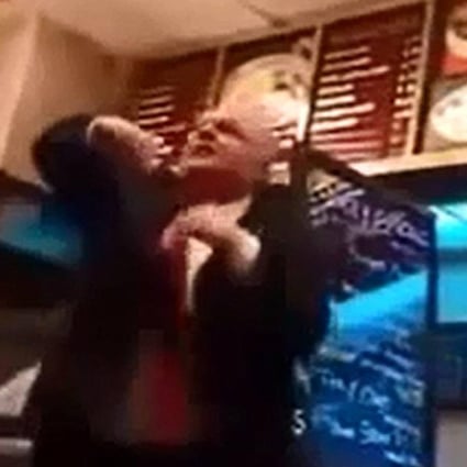 Rob Ford apparently drunk in a fast food restaurant. Photo: YouTube