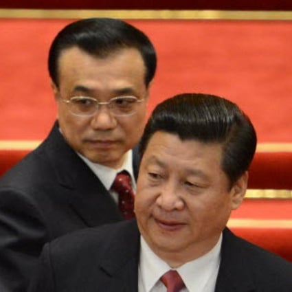 Premier Li Keqiang (left) and President Xi Jinping (right). Photo: AFP