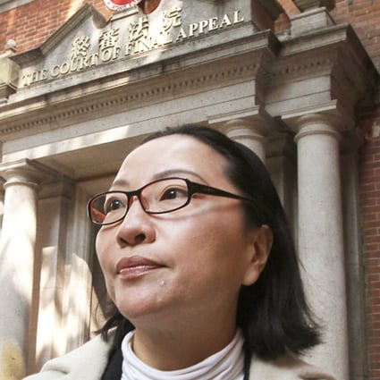 Lily Chiang says she is "completely disappointed" with Hong Kong's judicial system. Photo: Felix Wong
