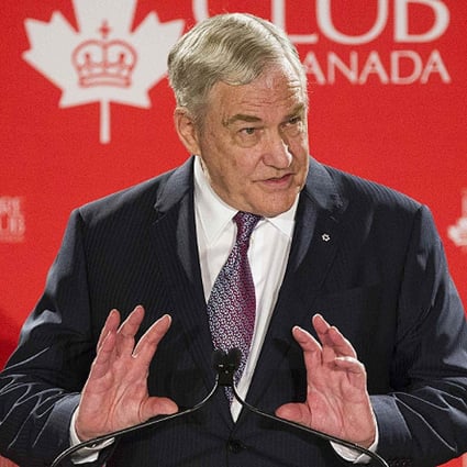 Former media mogul Conrad Black speaking in Toronto in this file image. Photo: Reuters