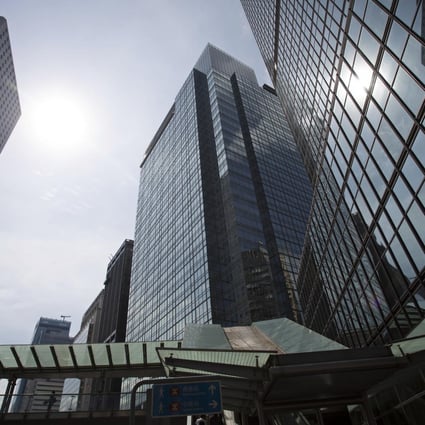 The office vacancy rate in Hong Kong rose in the fourth quarter.