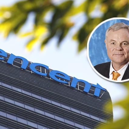 Jacobus Petrus Bekker (inset), CEO of Johannesburg-based Naspers, made a fortune investing in Tencent. Photos: Reuters, SCMP Pictures
