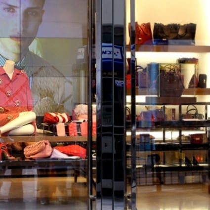 Interior of Burberry's Canton Road branch. Photo: Sam Tsang