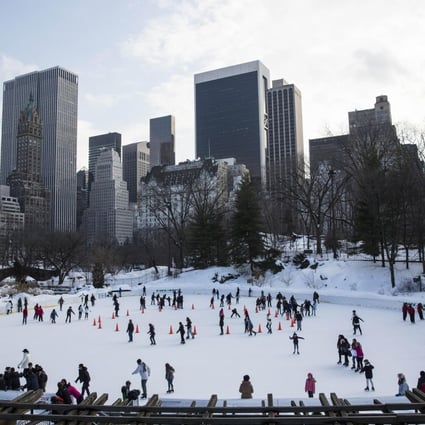 New York has been gripped by a harsh winter. Last month was the coldest January in 20 years. Photo: AFP