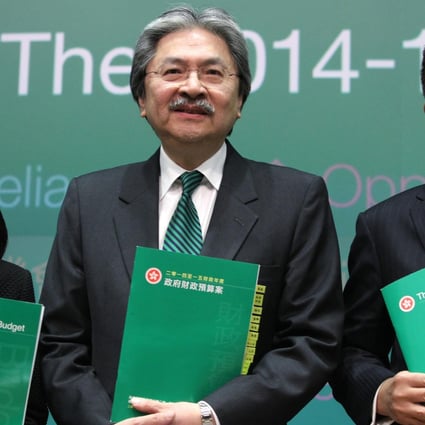 The budget is the result of fiscal discipline. Photo: Sam Tsang