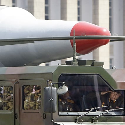 North Korea fired four missiles from a mountain site just north of the border with the South on Thursday. Photo: Reuters
