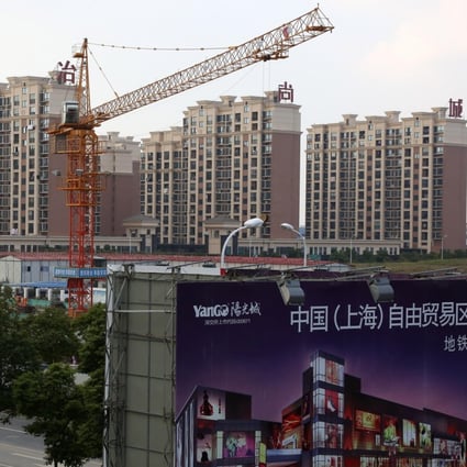 Home prices in the Shanghai free-trade zone are expected to retreat to a rational level after rising strongly on the back of positive government policies. Photo: Bloomberg