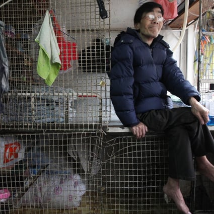 Tang Man-wai, 64, needs new accommodation after doctors found mould in his lungs. "Living alone is boring," he says. Photo: Nora Tam