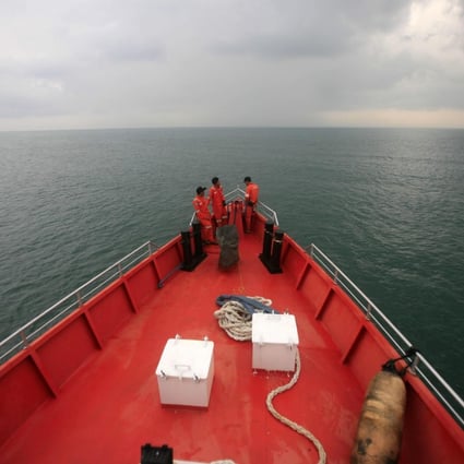 Indonesian Search And Rescue personnel head out into the vastness of the Andaman Sea, exemplifying the difficulty crews face in finding missing flight 370. Photo: EPA