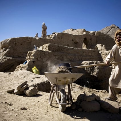 A mining site in in Mes Aynak, south of Kabul, Afghanistan. Afghanistan's vast mineral wealth is no secret. Photo: AP