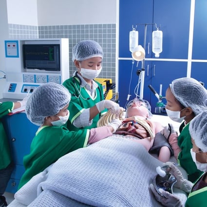 Children role-playing as surgeons at KidZania in Kuala Lumpur. (Rakan Riang is the authorised licensee of KidZania, S.A. de C.V and a subsidiary of Themed Attractions & Resorts).