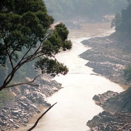 The Rajang River flows from the Bakun Dam project. Photo: Reuters