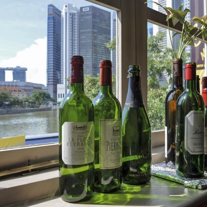 Expensive storage limits wine collecting in Singapore. Photo: AFP