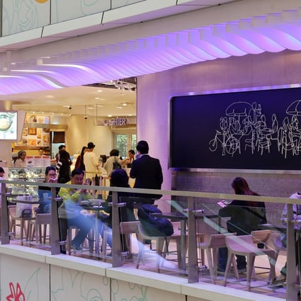 The size of the food court at apm shopping mall has been scaled down in a renovation that gave space to fashion brand H&M. Photo: K.Y. Cheng