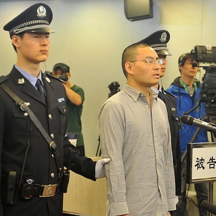 Qin Zhihui, known as 'Qinhuohuo' in cyberspace, was sentenced to three years in jail on Thursday for creating and spreading online rumours. Photo: Xinhua