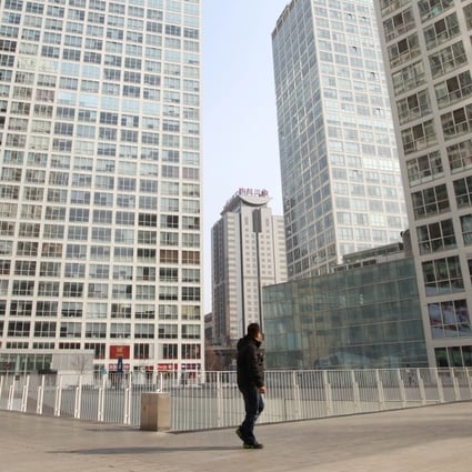 In the first quarter of this year, average rents in Beijing's CBD and Financial Street, were 351 yuan (HK$440) and 564 yuan per square metre a month. Photo: Simon Song
