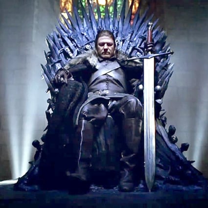 An image of the Iron Throne taken from an episode of the television programme Game of Thrones. Photo: HBO