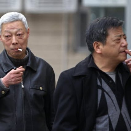 Smokers light up in Shanghai. China signed a convention on tobacco control nearly a decade ago, but has yet to honour its commitments. Photo: Reuters