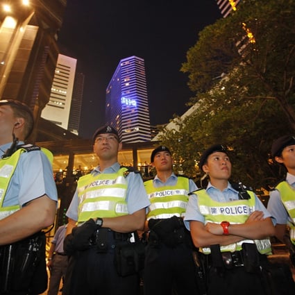 Hong Kong police alone can handle any incident that could potentially damage the city's law and order, said Secretary for Justice Rimsky Yuen Kwok-keung. Photo: AP