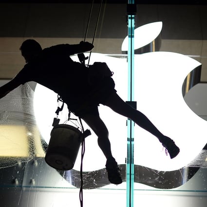 The Russia duo hatched the scheme, which they carried out first by creating a "phishing" site to collect iCloud logins, and then locking the devices. Photo: AFP