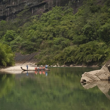 Just gorge-ous: drifting down Nine Bend River on a bamboo raft offers dramatic views. Photos: Jamie Lowe