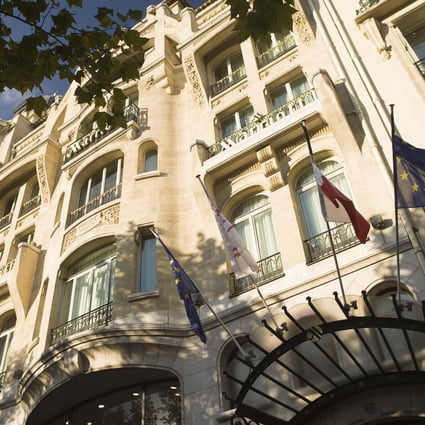 The location of the Paris Marriott Hotel Champs-Elysees on the famous shopping strip is a draw for Chinese. Photo: SCMP