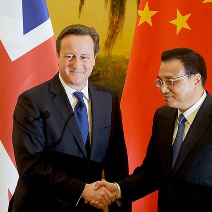 Premier Li Keqiang began his first state visit to Britain yesterday and is expected to discuss finance and trade matters with his counterpart, David Cameron, during his trip. Photo: EPA