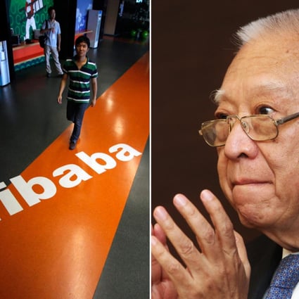 Tung Chee-hwa (right). Alibaba's first revision to its listing prospectus showed net income in the past year almost tripled from a year earlier. Photos: SCMP and Reuters
