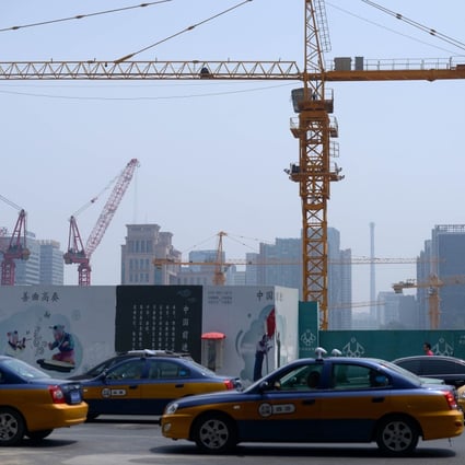 A construction site in Beijing. Photo: AFP