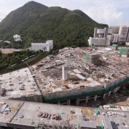 SHKP's 50 Wong Chuk Hang Road project is near the Wong Chuk Hang Road MTR station, which is under construction. Photo: Felix Wong