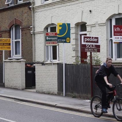 The number of properties for sale in London is 15 per cent higher this year than a year ago, according to Rightmove. Photo: Bloomberg