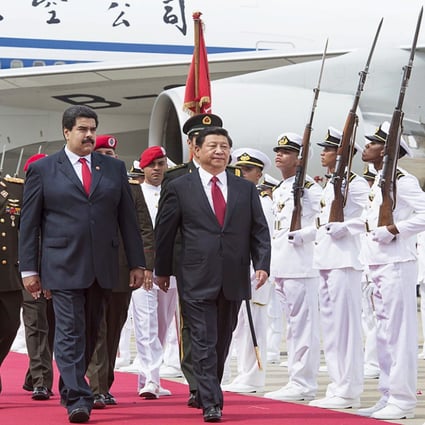 Immaculate: The guard of honour that met Xi in Venezuela looked better than it sounded. Photo: Xinhua