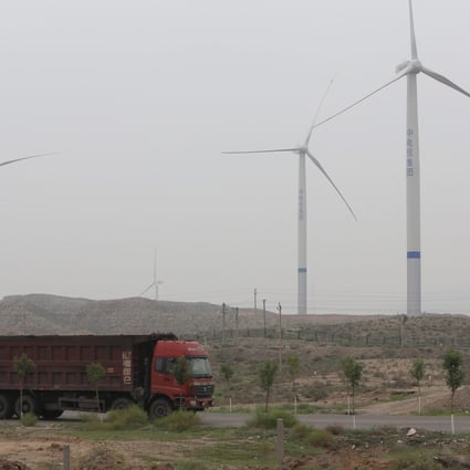 Wind turbines in Ningxia, China. China is now the world's largest investor in clean energy. Photo: EPA