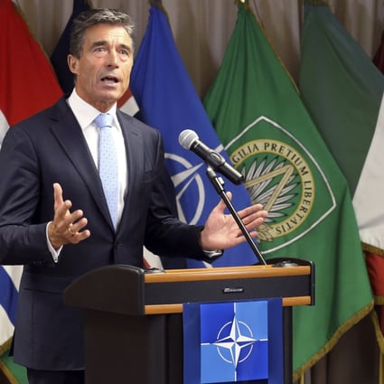 Nato Secretary General Anders Fogh Rasmussen at the Headquarters of Allied Command Operations in Mons, Belgium. Photo: Reuters 