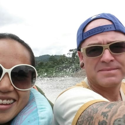 Jason Polley and girlfriend Margaret Lam had their peaceful holiday in Myanmar cut short after a social media storm over Polley's tattoos. Photo provided by Jason S Polley
