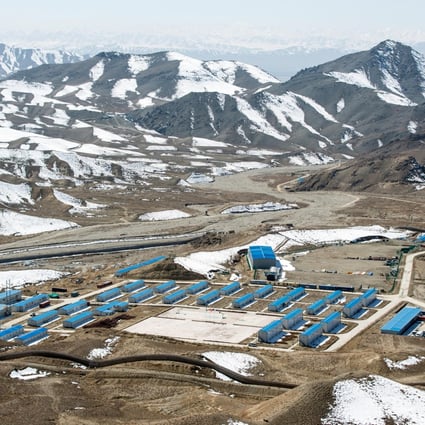 Housing lots for the Mes Aynak mine, which is five years behind schedule for completion. Photo: MCT