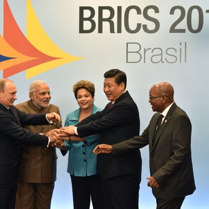 The leaders of the BRICS countries at their summit in Brazil. Can their new project advance the interests of emerging economies in general? Photo: AFP