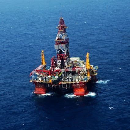 A drilling platform of China Oilfield Services. China has sent a new oil rig to explore the East China Sea. Photo: Xinhua