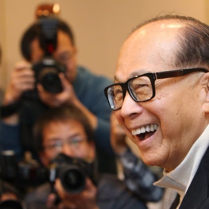 Li Ka-shing appears to be planning for the succession of his empire to his offspring. Photo: Edward Wong