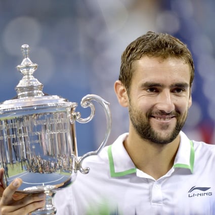 Marin Cilic with the trophy. Photo: Xinhua