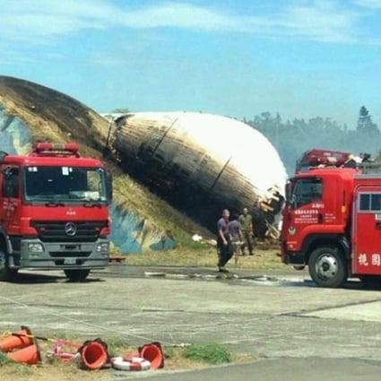 Dutch artist Florentijn Hofman's giant rabbit caught fire on Sunday night after welders working nearby sparked a grass fire. Photo: Social media